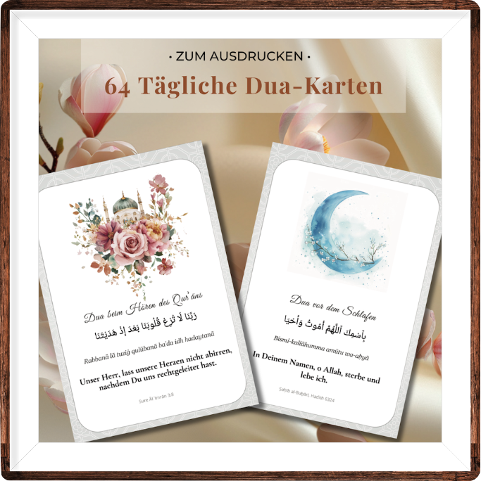 64 tägliche Dua-Karten – Vorschau